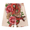 Japanese Snake Tattoo Print Men's Swim Trunks