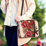 Japanese Snake Tattoo Print Shoulder Strap Bible Bag