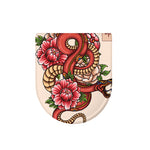 Japanese Snake Tattoo Print Toilet Lid Cover
