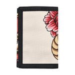 Japanese Snake Tattoo Print Trifold Wallet