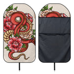 Japanese Snake Tattoo Print Waterproof Car Seat Cover