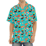 Japanese Sushi And Rolls Pattern Print Aloha Shirt