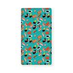 Japanese Sushi And Rolls Pattern Print Baby Crib Sheet