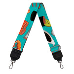 Japanese Sushi And Rolls Pattern Print Bag Strap