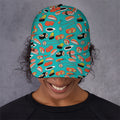 Japanese Sushi And Rolls Pattern Print Baseball Cap