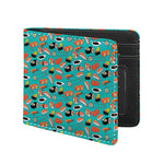 Japanese Sushi And Rolls Pattern Print Bifold Wallet