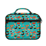 Japanese Sushi And Rolls Pattern Print Briefcase Bible Bag