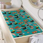 Japanese Sushi And Rolls Pattern Print Changing Pad Cover