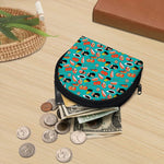 Japanese Sushi And Rolls Pattern Print Coin Purse