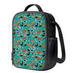 Japanese Sushi And Rolls Pattern Print Crossbody Lunch Bag