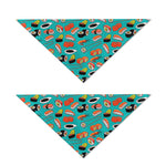 Japanese Sushi And Rolls Pattern Print Dog Bandana