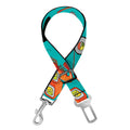 Japanese Sushi And Rolls Pattern Print Dog Seat Belt