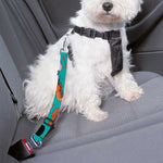 Japanese Sushi And Rolls Pattern Print Dog Seat Belt