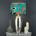 Japanese Sushi And Rolls Pattern Print Drum Lamp Shade