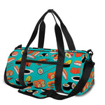 Japanese Sushi And Rolls Pattern Print Gym Bag