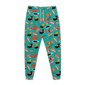 Japanese Sushi And Rolls Pattern Print Jogger Pants