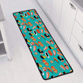 Japanese Sushi And Rolls Pattern Print Long Kitchen Mat