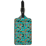 Japanese Sushi And Rolls Pattern Print Luggage Tag