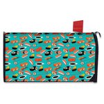 Japanese Sushi And Rolls Pattern Print Mailbox Cover