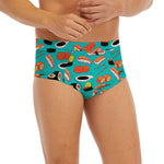 Japanese Sushi And Rolls Pattern Print Men's Briefs