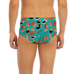 Japanese Sushi And Rolls Pattern Print Men's Briefs