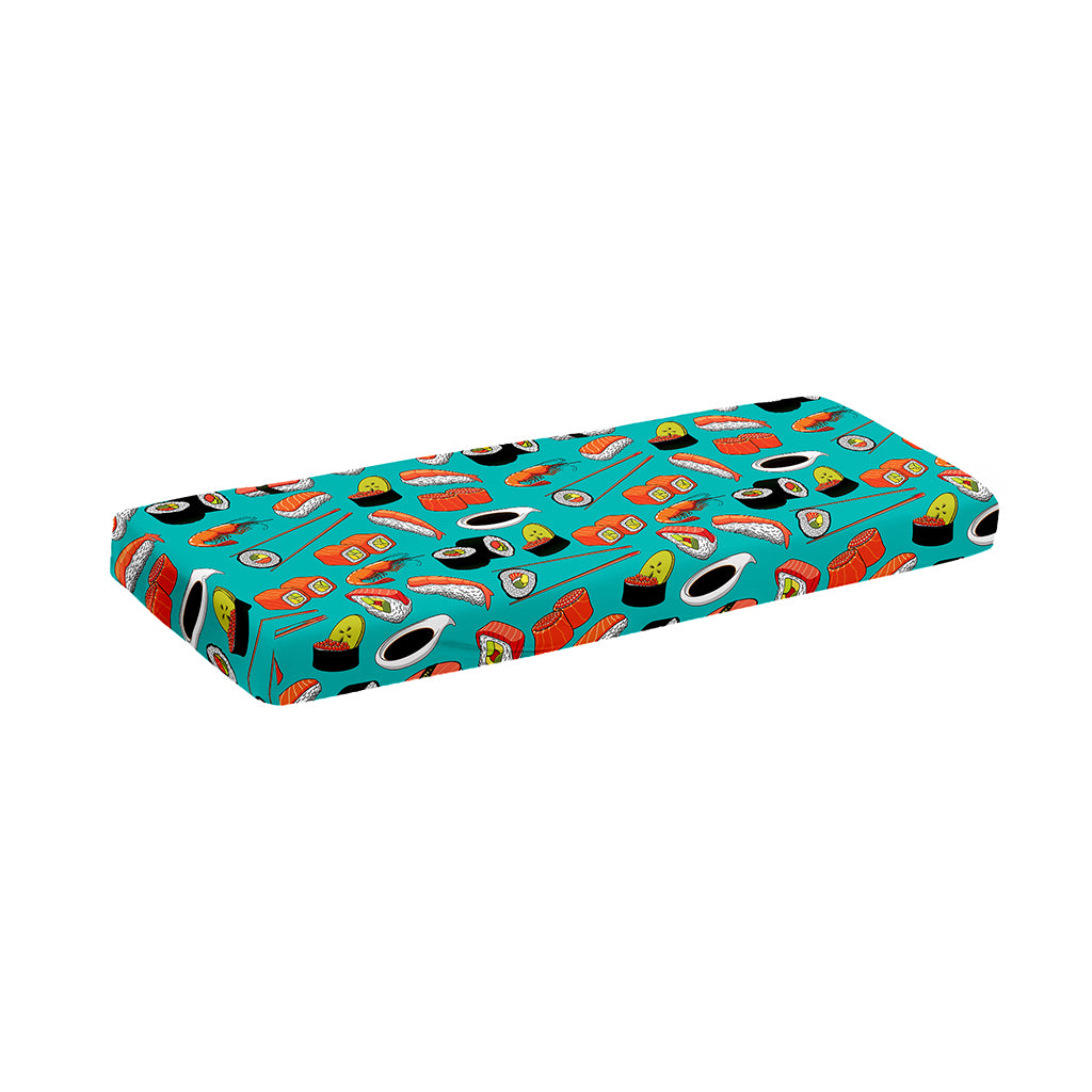 Japanese Sushi And Rolls Pattern Print Piano Keyboard Cover