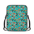 Japanese Sushi And Rolls Pattern Print Rectangular Crossbody Bag