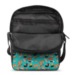 Japanese Sushi And Rolls Pattern Print Rectangular Crossbody Bag