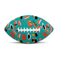 Japanese Sushi And Rolls Pattern Print Rugby Ball
