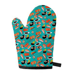 Japanese Sushi And Rolls Pattern Print Single Oven Mitt