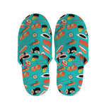 Japanese Sushi And Rolls Pattern Print Slippers