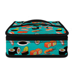Japanese Sushi And Rolls Pattern Print Small Lunch Bag
