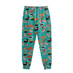 Japanese Sushi And Rolls Pattern Print Sweatpants