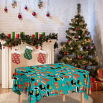 Japanese Sushi And Rolls Pattern Print Tablecloth