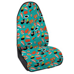 Japanese Sushi And Rolls Pattern Print Waterproof Car Seat Cover