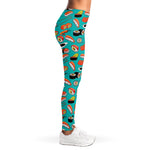 Japanese Sushi And Rolls Pattern Print Women's Leggings