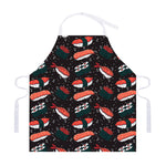 Japanese Sushi Pattern Print Adjustable Apron