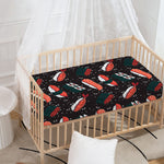 Japanese Sushi Pattern Print Baby Crib Sheet