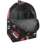 Japanese Sushi Pattern Print Backpack