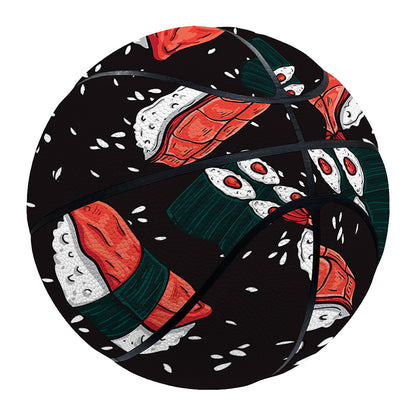 Japanese Sushi Pattern Print Basketball