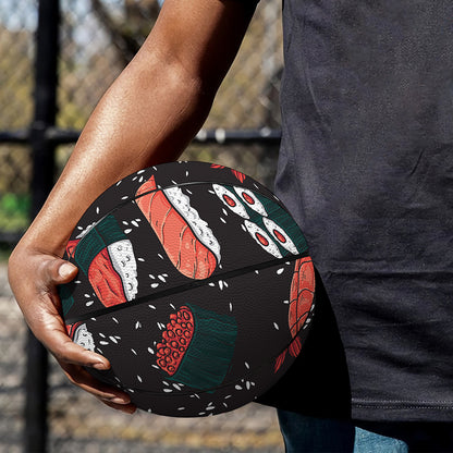 Japanese Sushi Pattern Print Basketball