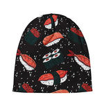 Japanese Sushi Pattern Print Beanie