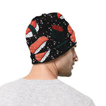 Japanese Sushi Pattern Print Beanie