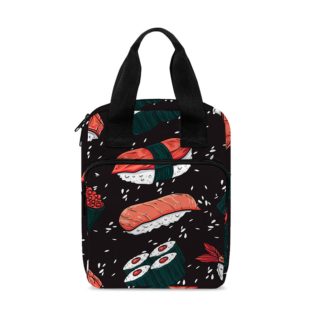 Japanese Sushi Pattern Print Bible Tote Bag