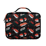 Japanese Sushi Pattern Print Briefcase Bible Bag