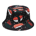 Japanese Sushi Pattern Print Bucket Hat