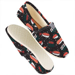 Japanese Sushi Pattern Print Casual Shoes
