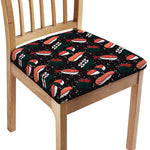 Japanese Sushi Pattern Print Chair Cushion Cover