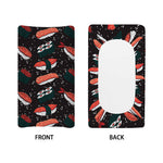 Japanese Sushi Pattern Print Changing Pad Cover