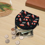 Japanese Sushi Pattern Print Coin Purse